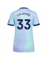 Arsenal Riccardo Calafiori #33 Alternativní Dres pro Dámské 2024-25 Krátký Rukáv